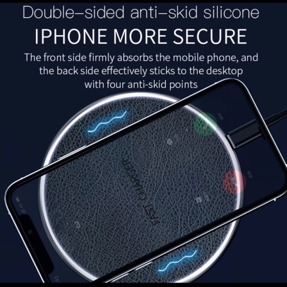 Wireless charger (15W) for iPhone or android - Picture 2 of 6